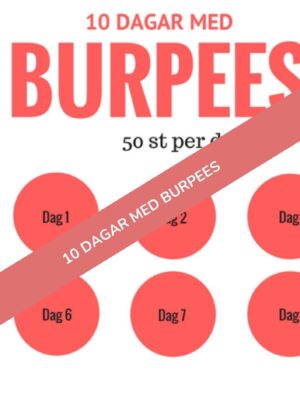 Träningsutmaning 10 dagar med burpees